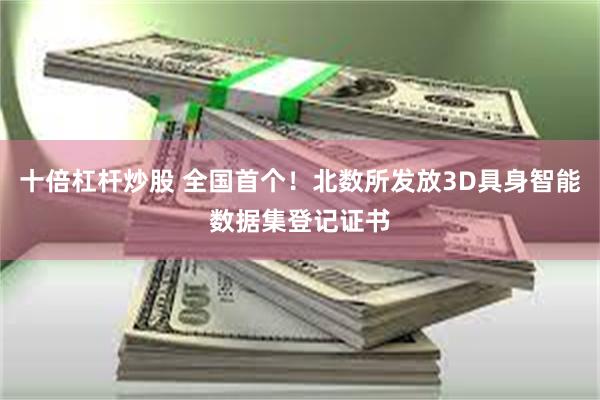 十倍杠杆炒股 全国首个！北数所发放3D具身智能数据集登记证书