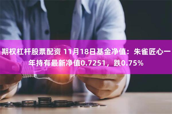 期权杠杆股票配资 11月18日基金净值：朱雀匠心一年持有最新净值0.7251，跌0.75%